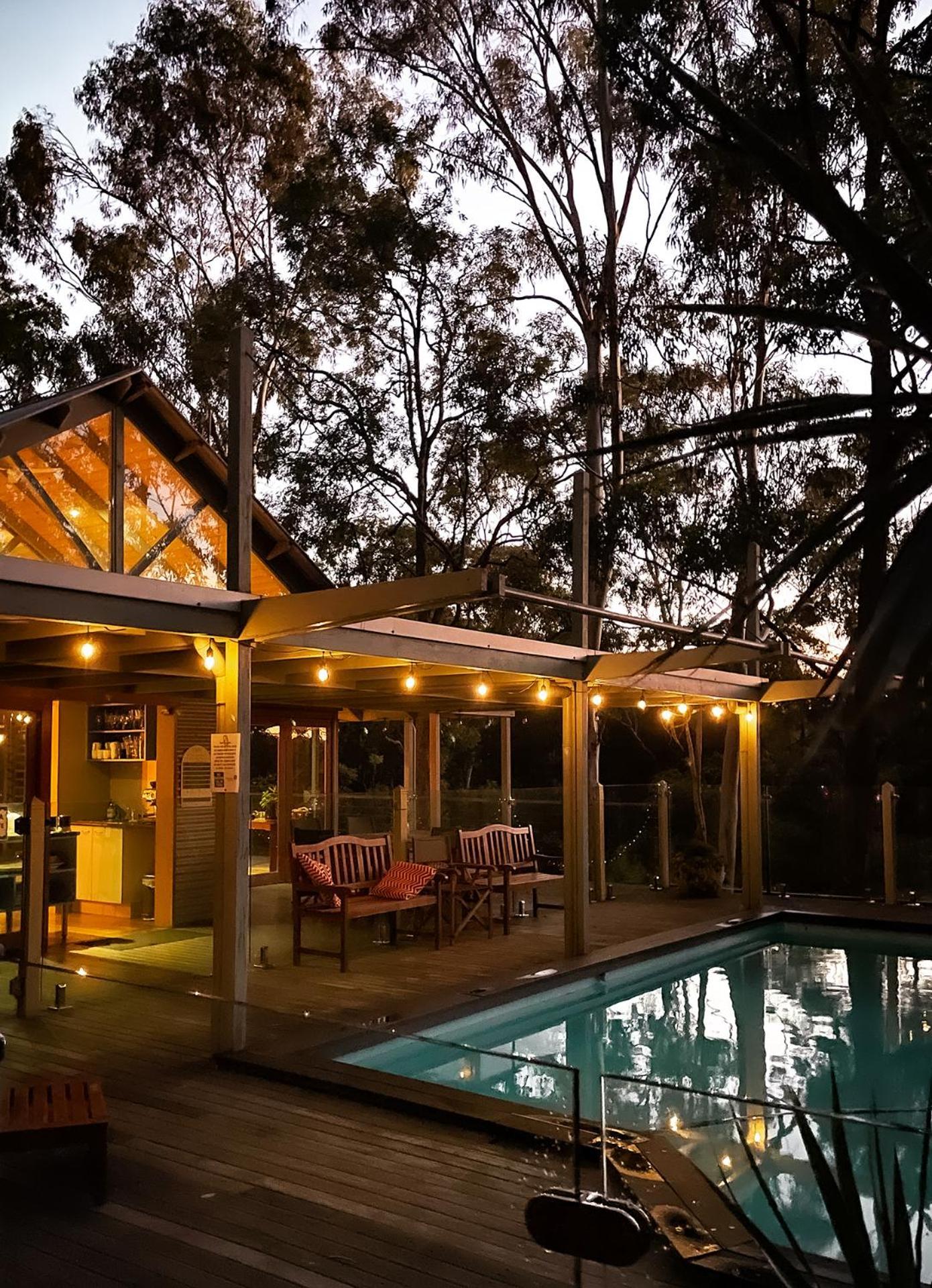 Bombah Point Eco Cottages Буладела Экстерьер фото
